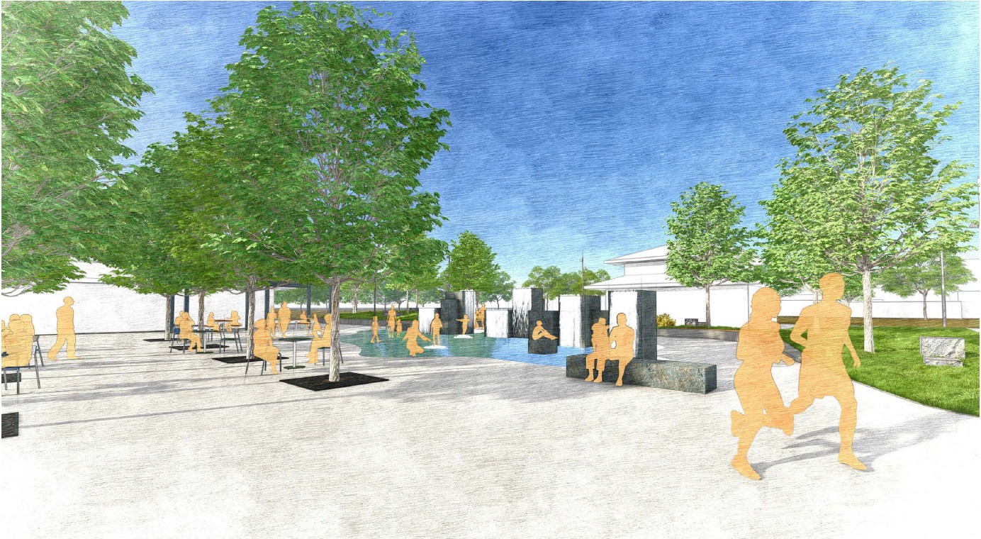 Heritage Park - Concept 1 - Revealed Geology (perspective A) 