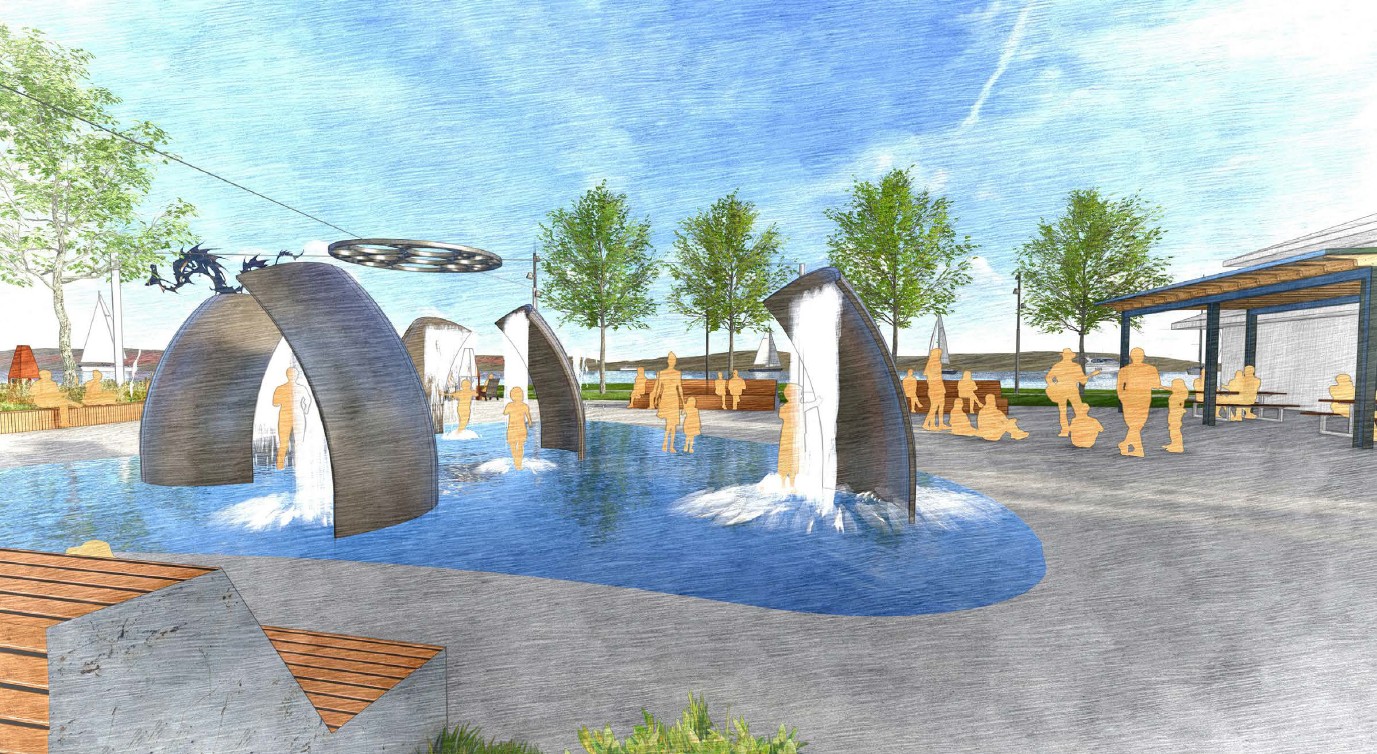 Heritage Park - Concept 2 - Emergence​ (perspective B) 