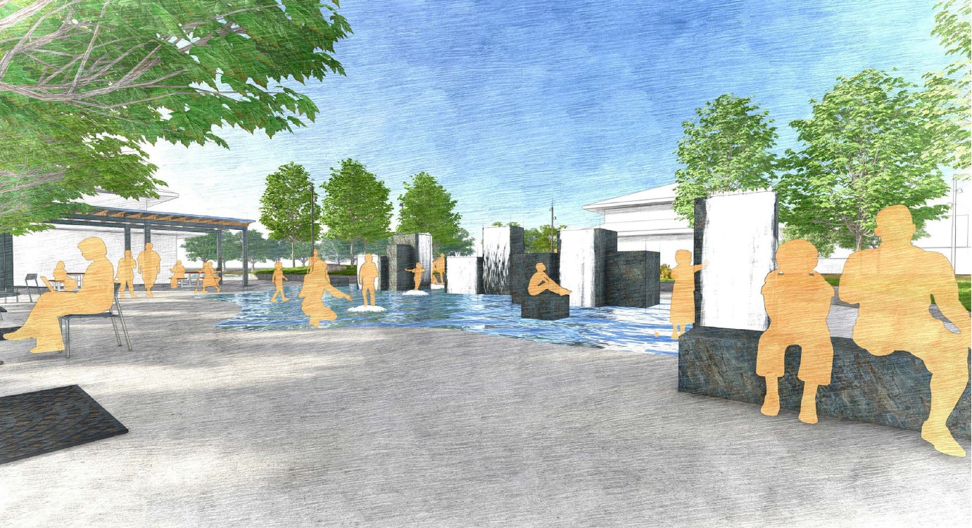 Heritage Park - Concept 1 - Revealed Geology (perspective B) 