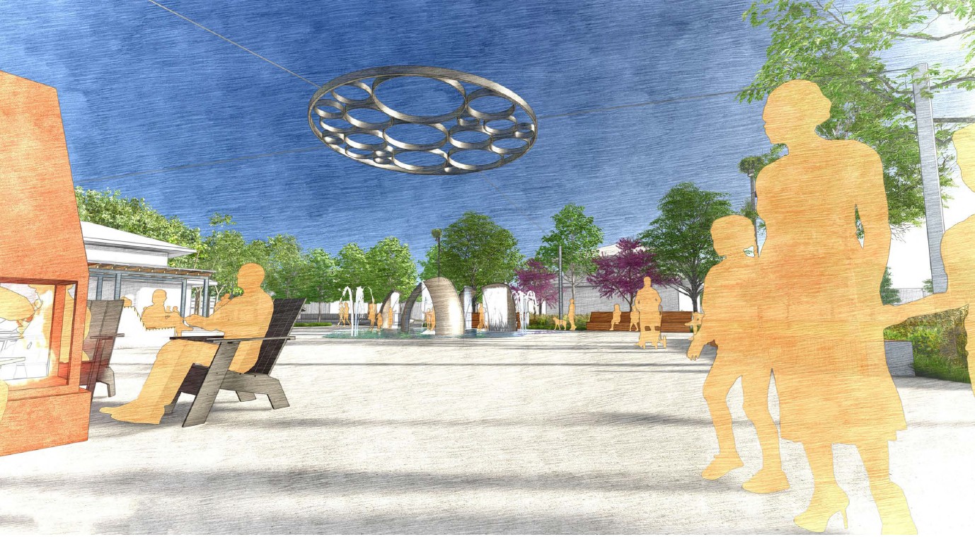 Heritage Park - Concept 2 - Emergence​ (perspective A) 