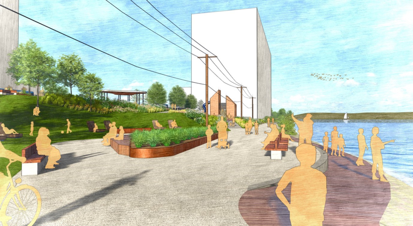 Sam Cancilla Park - Concept 2 - Bluff (perspective C)