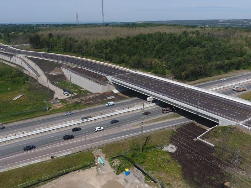 Harvie Road / Big Bay Point Road Overpass
