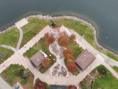 Aerial view of Heritage Park 